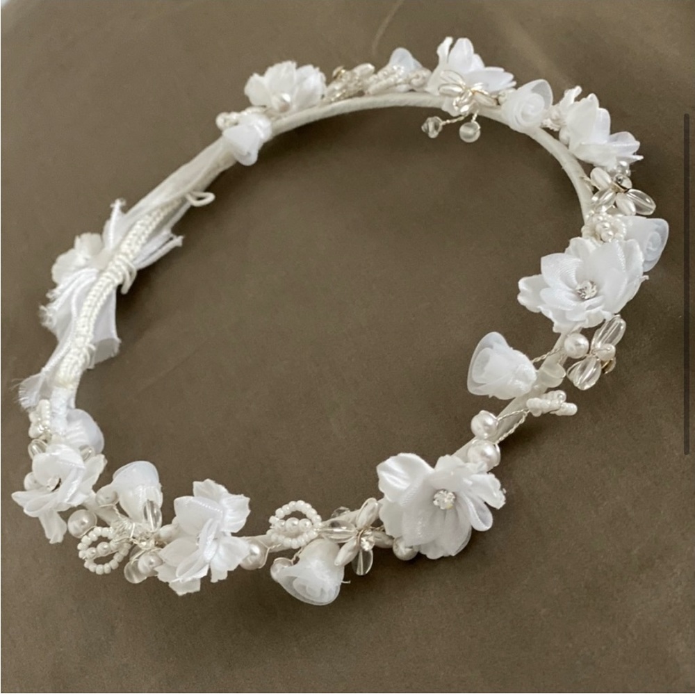 Flower girl flower crown